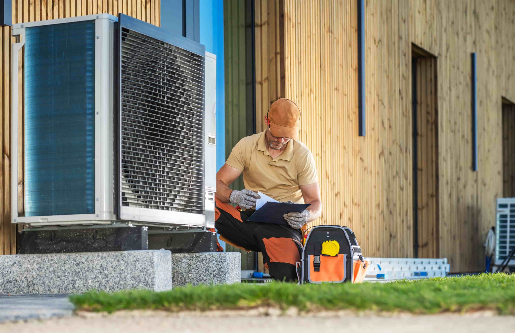 Central heating installation