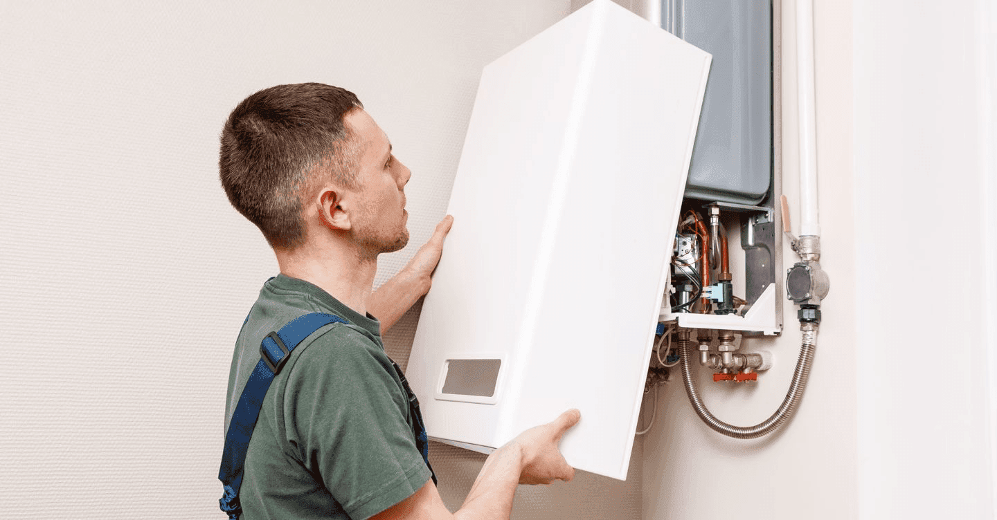 Central heating installation